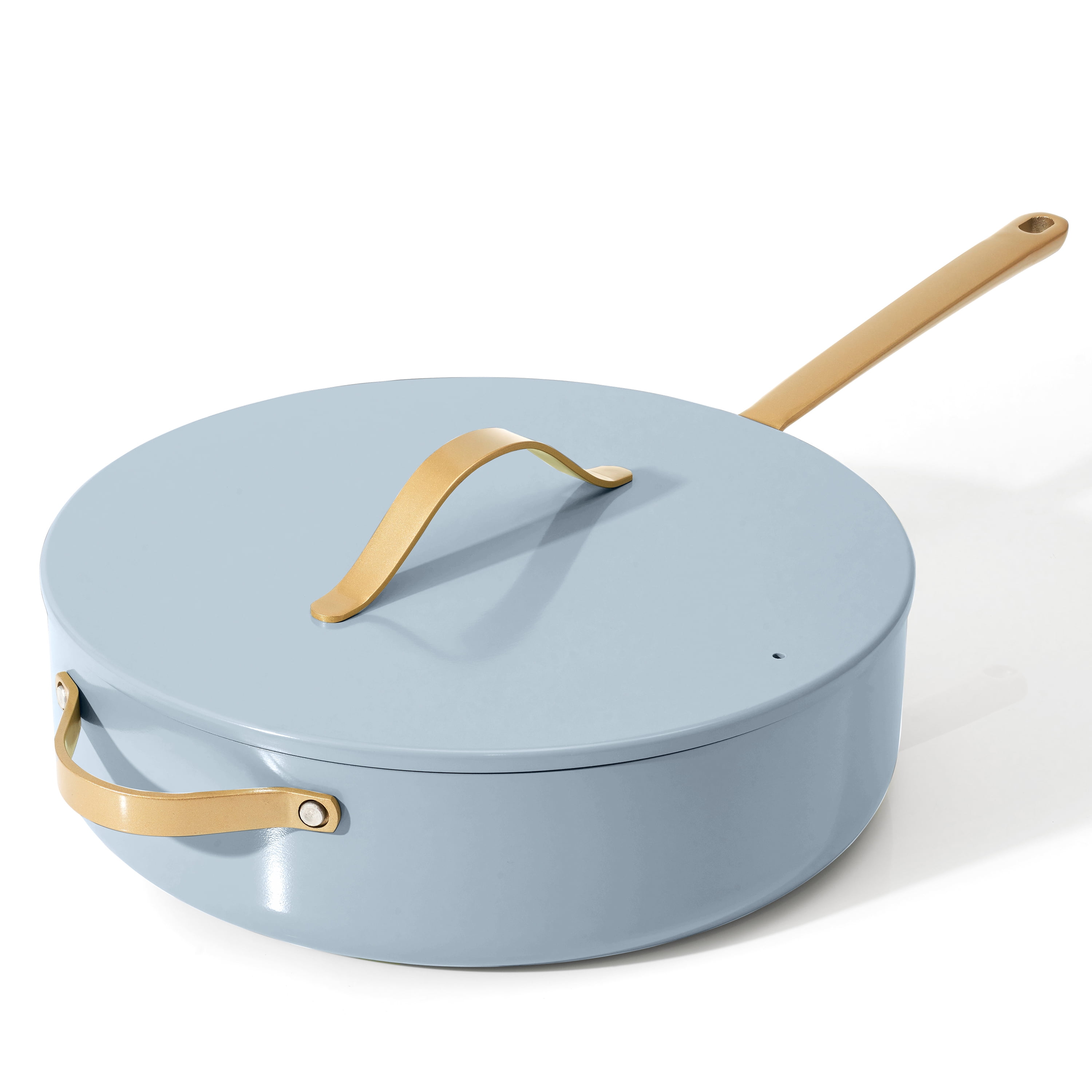 Gotham Steel Quart Ceramic Non-Stick Sauté Pan, White Icing By Drew ...