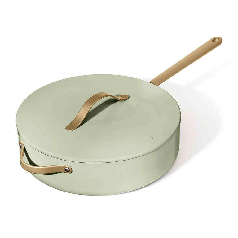 Beautiful 10 PC Cookware Set, Sage Green by Drew Barrymore