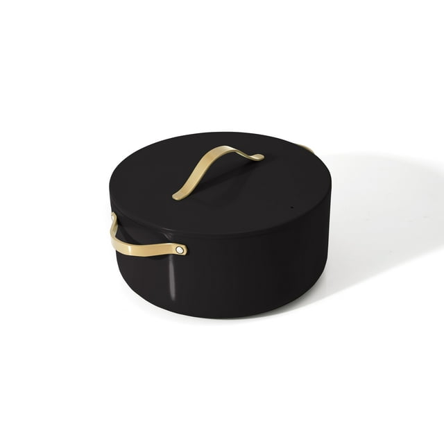 Beautiful 5 Quart Dutch Oven, Black Sesame by Drew Barrymore