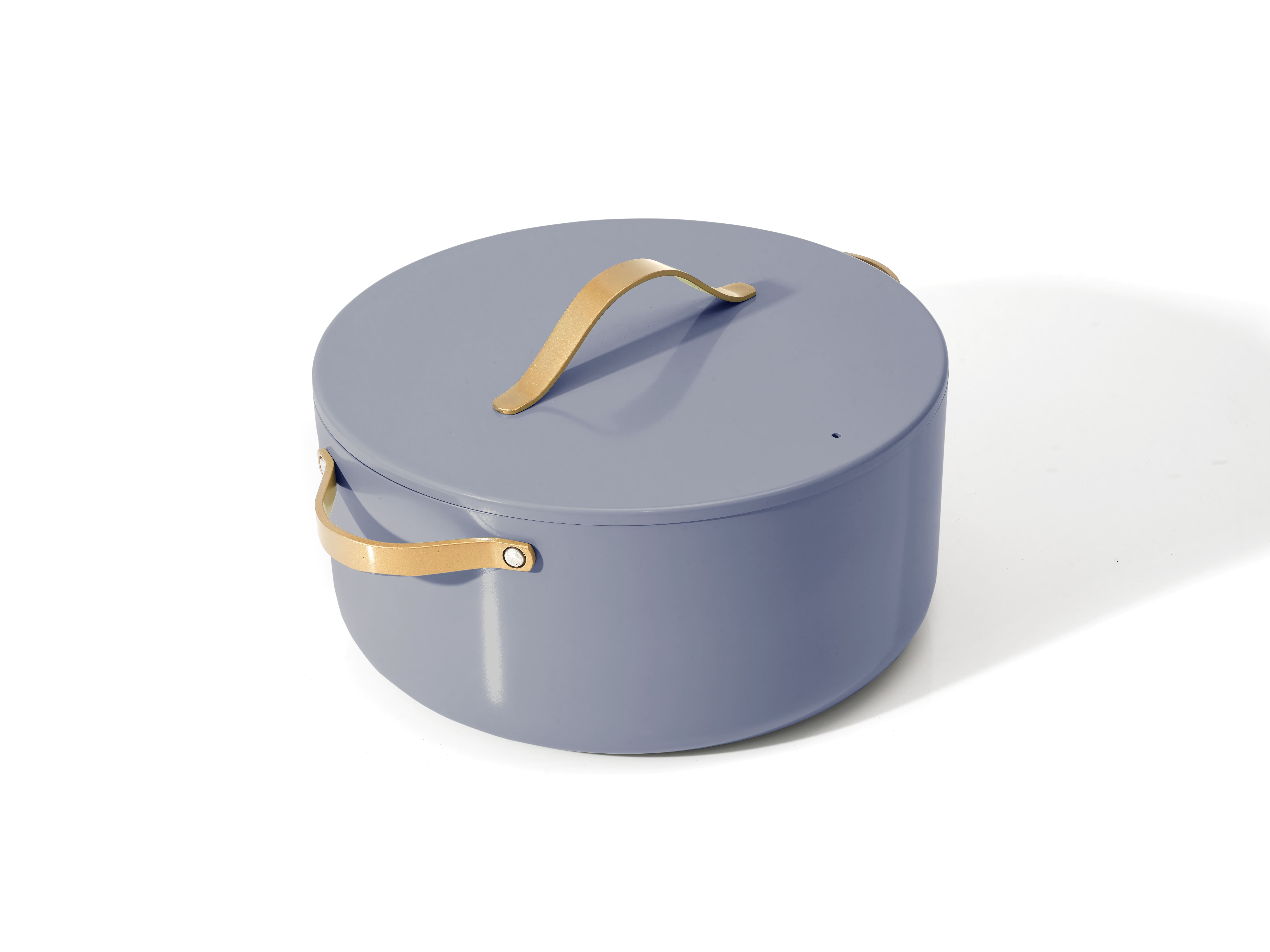 Beautiful 5.5 Quart Ceramic Non-Stick Sauté Pan, Cornflower Blue by Drew  Barrymore