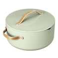 thumbnail image 1 of Beautiful 5 Quart Dutch Oven with Strainer Lid and EverGood Ceramic Nonstick Coating, Sage Green by Drew Barrymore, 1 of 7