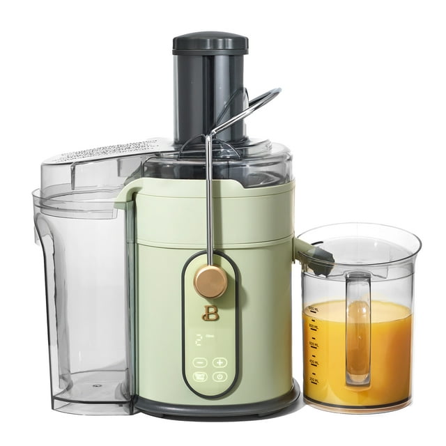 Beautiful 5-Speed 1000W Electric Juice Extractor with Touch Activated Display, Sage Green by Drew Barrymore