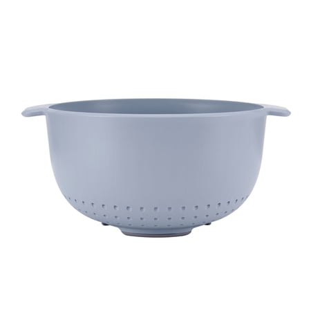 Beautiful 5-quart Colander with Integrated Handles in Cornflower Blue, 1 Colander by Drew Barrymore