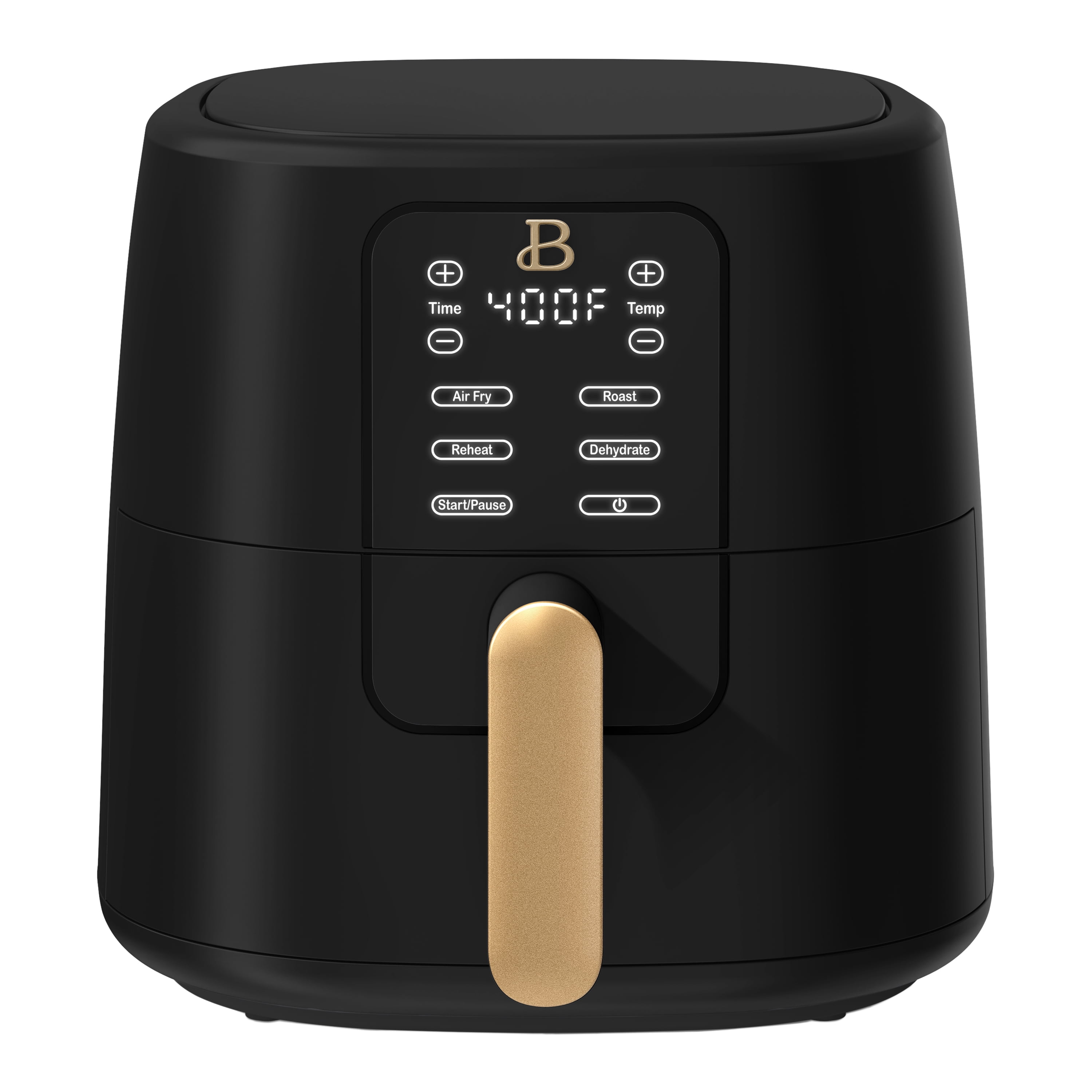 Beautiful 6 Qt Air Fryer with TurboCrisp Technology, EverGood Ceramic Nonstick Coating, Black Sesame by Drew Barrymore - Walmart.com