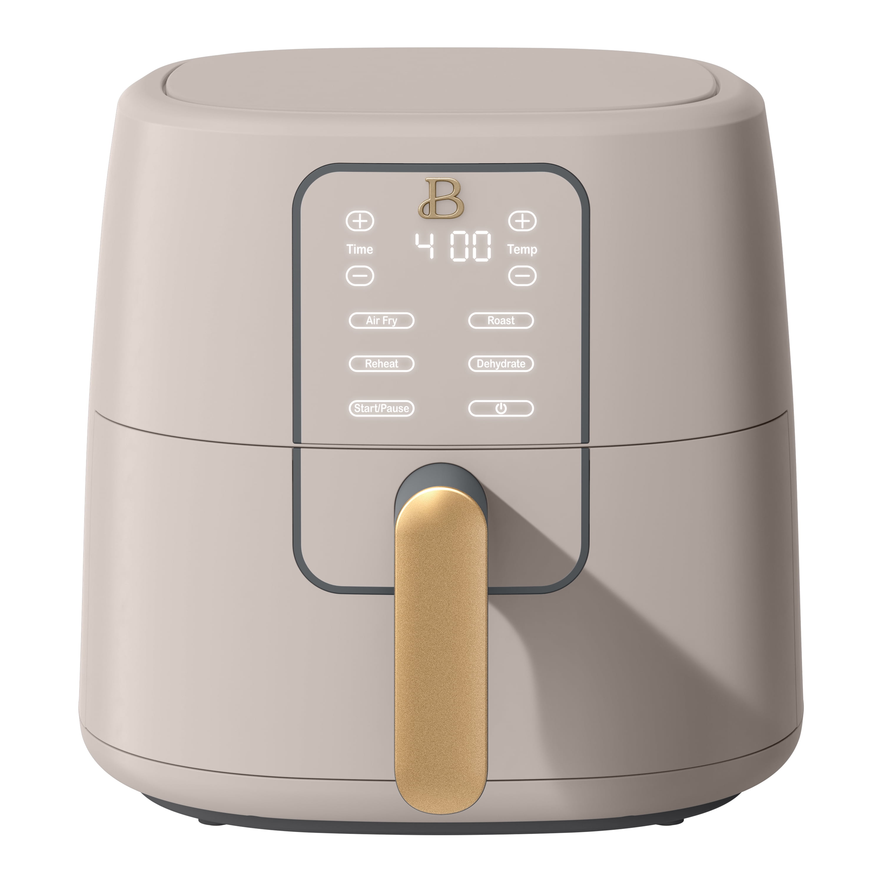 Beautiful 6 Qt Air Fryer with TurboCrisp Technology, EverGood Ceramic Nonstick Coating, Porcini Taupe by Drew Barrymore - Walmart.com