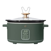 Beautiful 6 Qt Programmable Slow Cooker, Thyme Green and Hydrangea by Drew Barrymore
