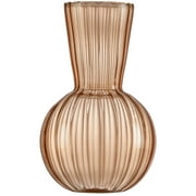 Beautiful Fall Leaf Bubble Glass Vase by Drew Barrymore, 6.5", Yellow