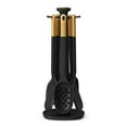 thumbnail image 1 of Beautiful 6-Piece Silicone Kitchen Utensil Tool Set with Rotating Rack, Black Sesame by Drew Barrymore, 1 of 11