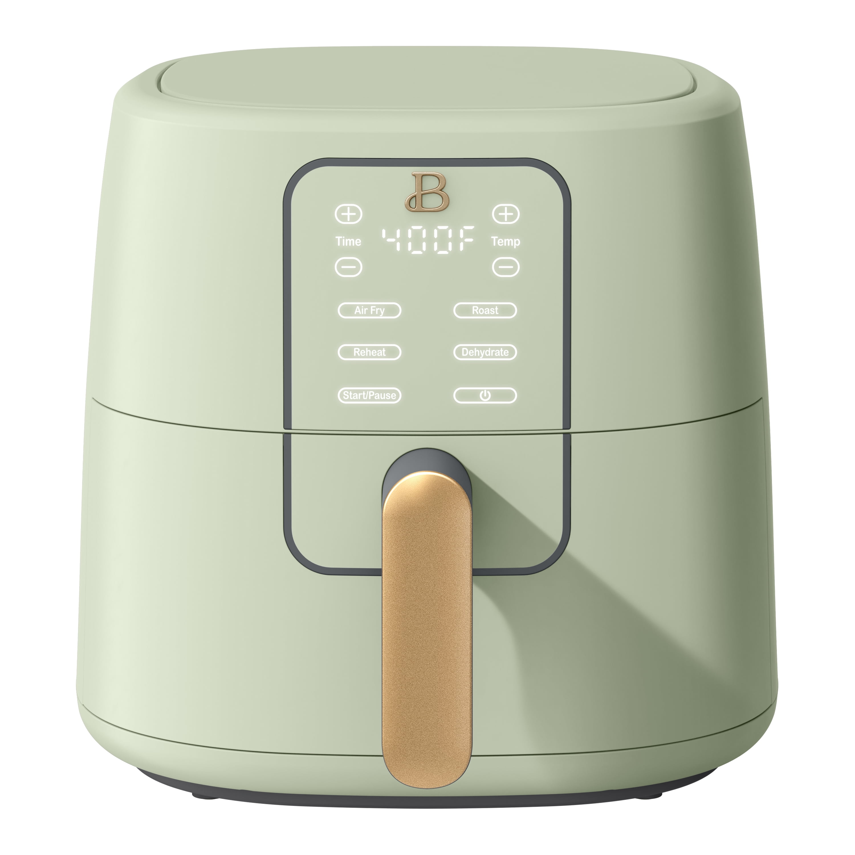 Beautiful 6 Qt Air Fryer with TurboCrisp Technology, EverGood Ceramic Nonstick Coating, Sage Green by Drew Barrymore - Walmart.com