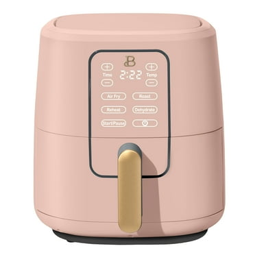 Beautiful 6 Qt Air Fryer with TurboCrisp Technology and Touch-Activated Display, Rose by Drew Barrymore
