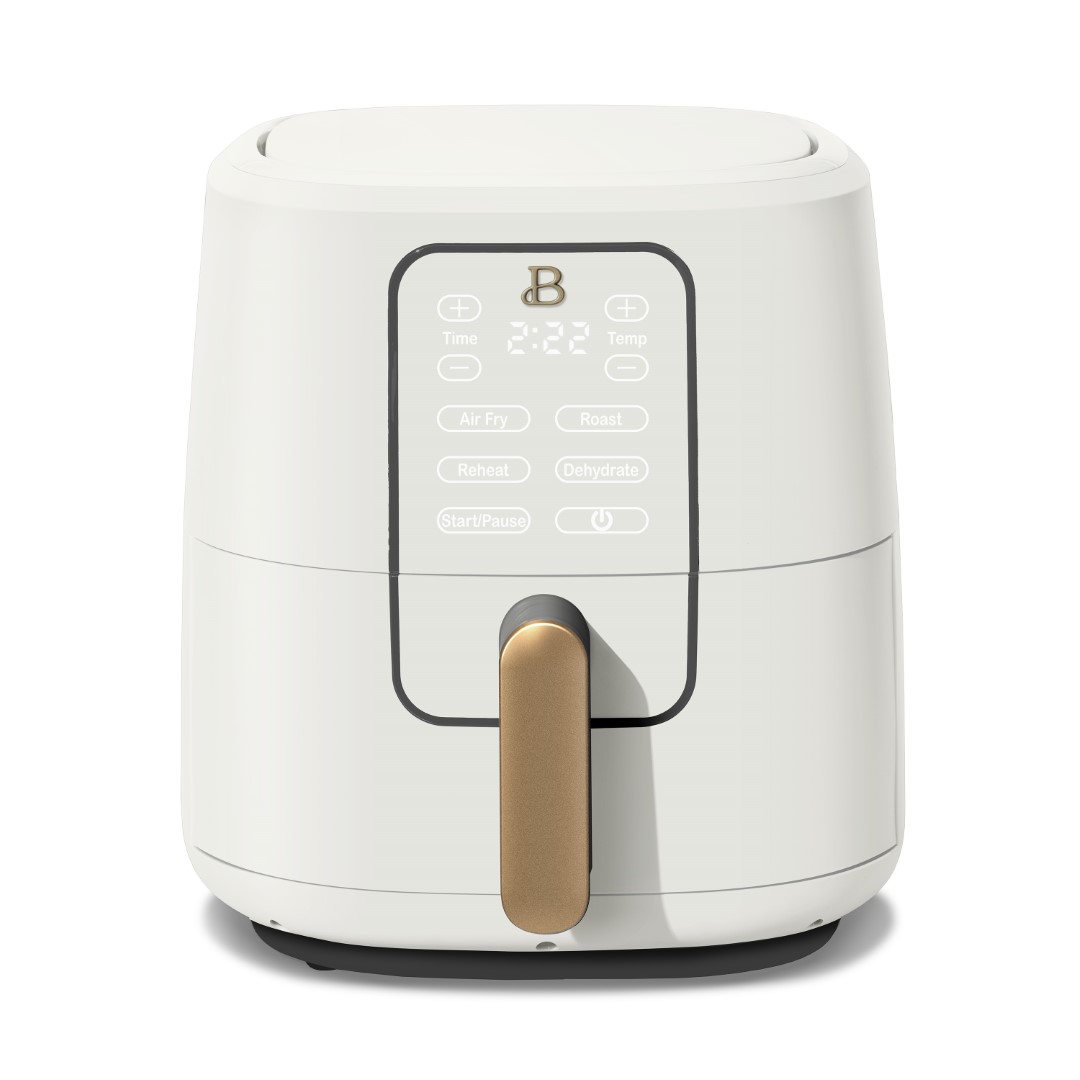 Beautiful 6 Qt Air Fryer with TurboCrisp Technology and Touch-Activated Display, White Icing by Drew Barrymore, Size: One size