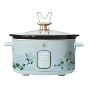 Beautiful 6 Qt Programmable Slow Cooker, Hydrangea Floral by Drew Barrymore