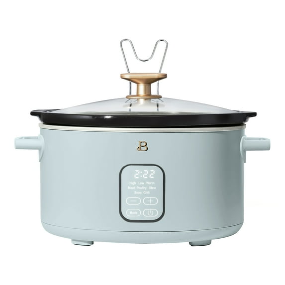 Beautiful 6 Qt Programmable Slow Cooker, Hydrangea by Drew Barrymore