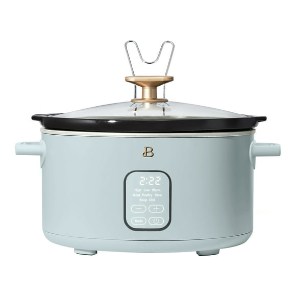 Beautiful 6 Qt Programmable Slow Cooker, Hydrangea by Drew Barrymore