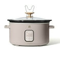 Beautiful 6 Qt Programmable Slow Cooker, Porcini Taupe by Drew ...