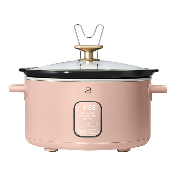 Beautiful 6 Qt Programmable Slow Cooker, Rose by Drew Barrymore