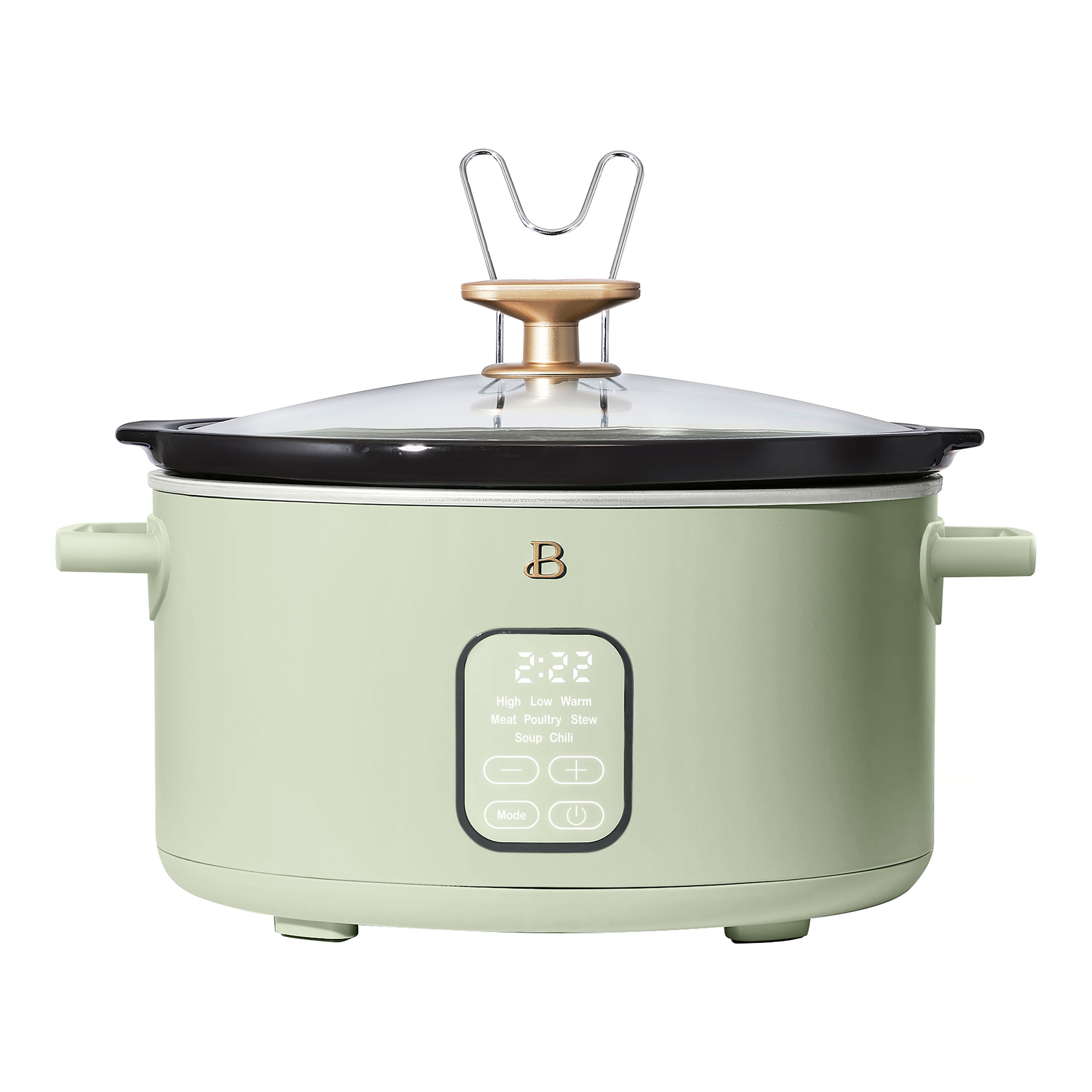 Beautiful 6 Qt Programmable Slow Cooker, Sage Green by Drew Barrymore - Walmart.com