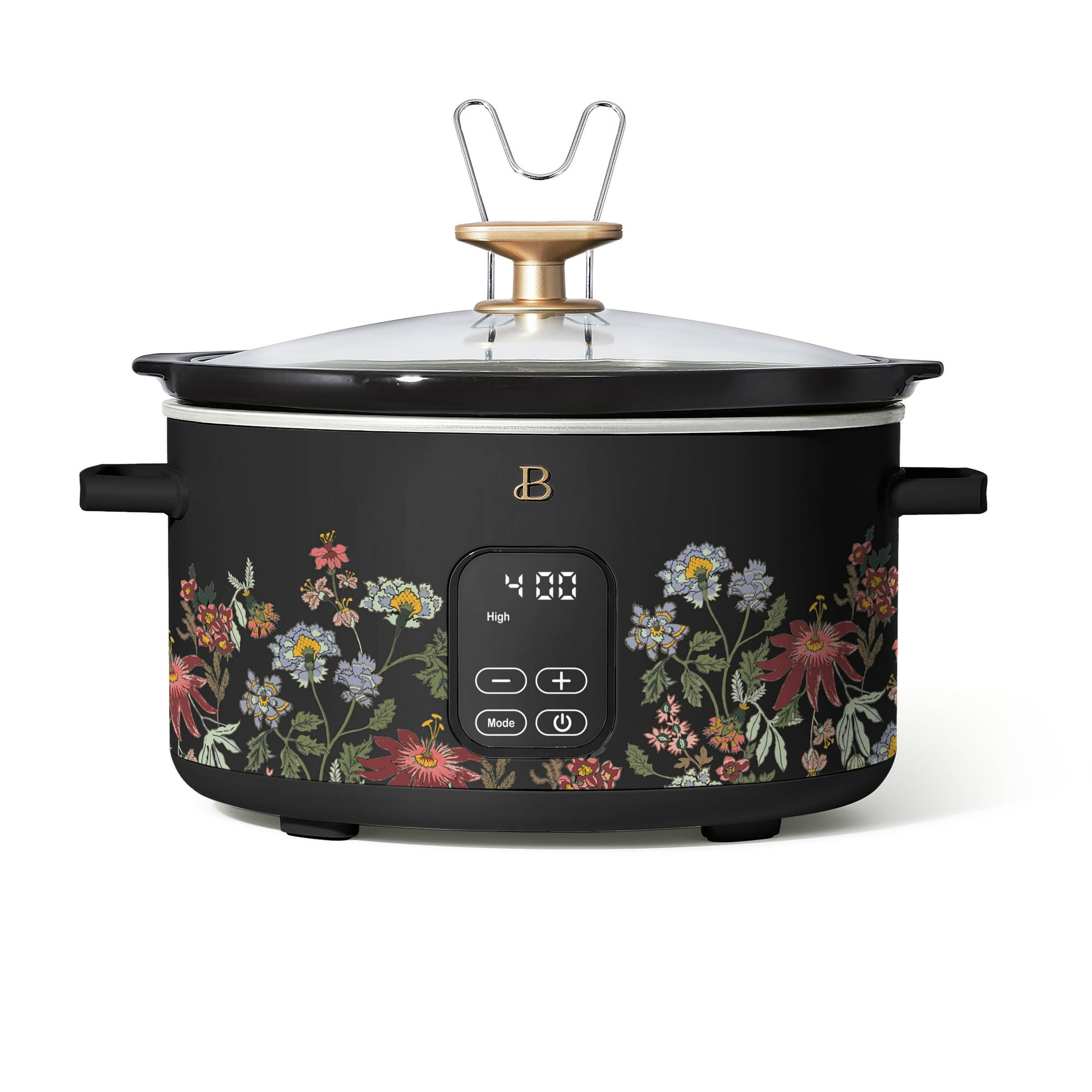 Beautiful 6 Qt Programmable Slow Cooker, Wildflower by Drew Barrymore