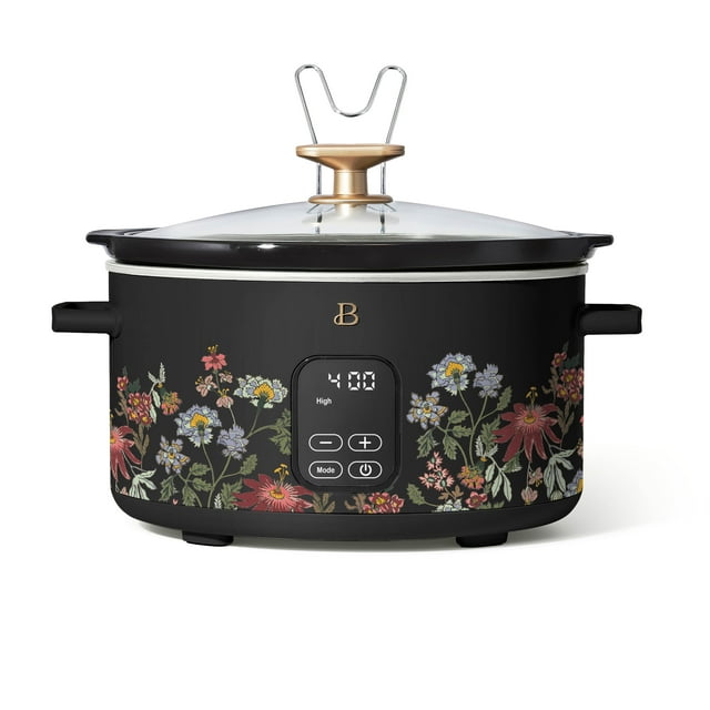 Beautiful 6 Qt Programmable Slow Cooker, Wildflower by Drew Barrymore