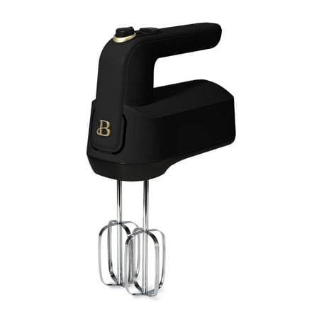 Beautiful 6-Speed Electric Hand Mixer, Black Sesame by Drew Barrymore