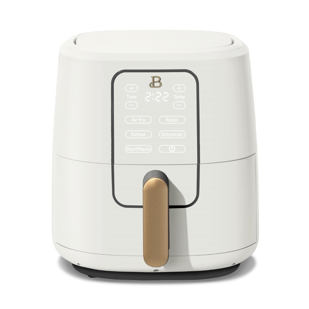 Beautiful 6 qt Air Fryer with Touch-Activated Display, White Icing by Drew Barrymore - Walmart.com