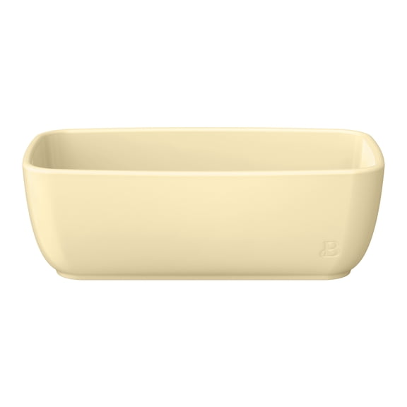 Beautiful 8.75”x 4.75” Stoneware Loaf Pan, Buttercream by Drew Barrymore