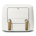 thumbnail image 1 of Beautiful 9 Qt TriZone Dual Basket Air Fryer, EverGood™ Ceramic Nonstick Coating, White Icing by Drew Barrymore, 1 of 12