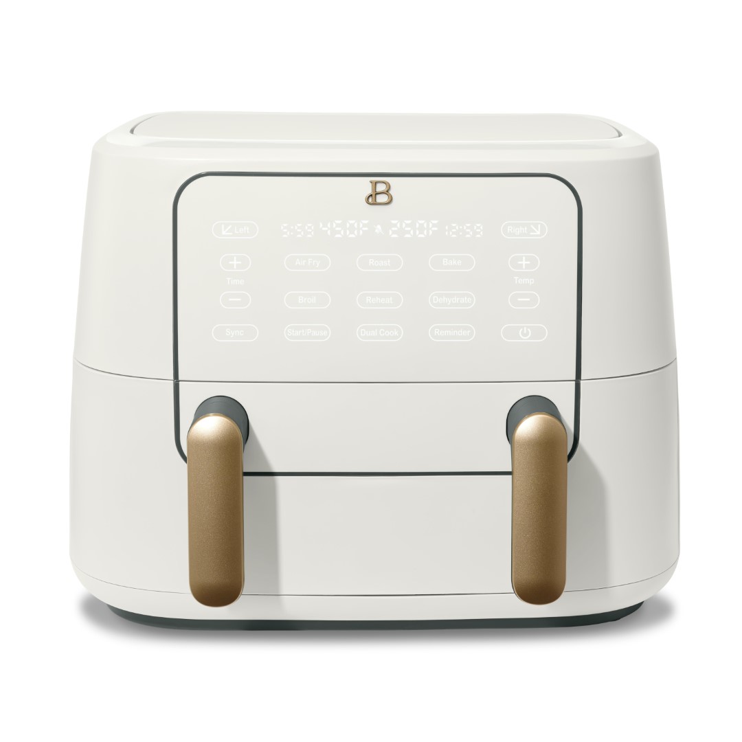 Beautiful 9 QT TriZone Air Fryer, White Icing by Drew Barrymore - image 1 of 13