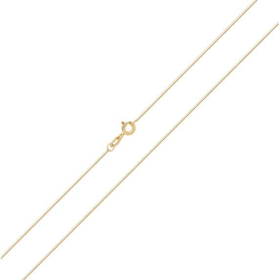 Beautiful 9k Gold Women Snake Chain - 16 inch