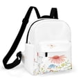 thumbnail image 1 of Beautiful Abstract Watercolor Painting Of Colorful Flowers Small Backpack Cute Mini Backpacks For Woman Lightweight Daypacks, 1 of 8