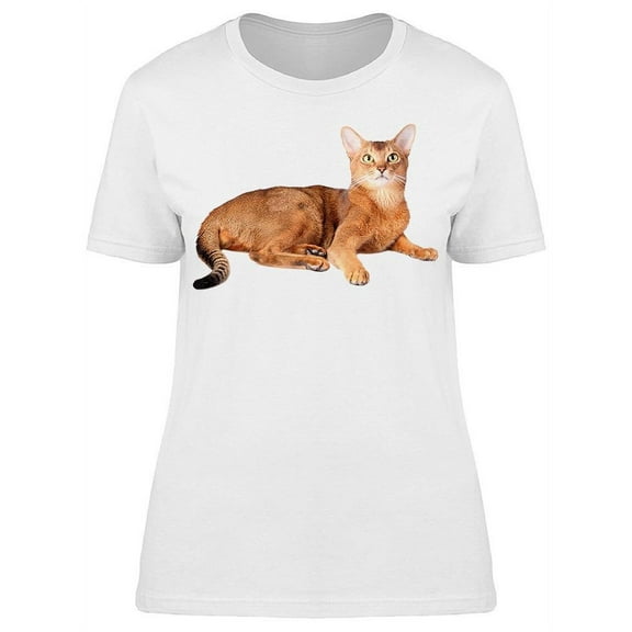 Beautiful Abyssinian Looking You T-Shirt Women -Image by Shutterstock, Female x-Large