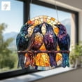 thumbnail image 1 of Beautiful Acrylic Window Hanging with Four Birds on a Branch, Vibrant Colors, Nature-Inspired Home Decor, Perfect for Brightening Windows, 1 of 3
