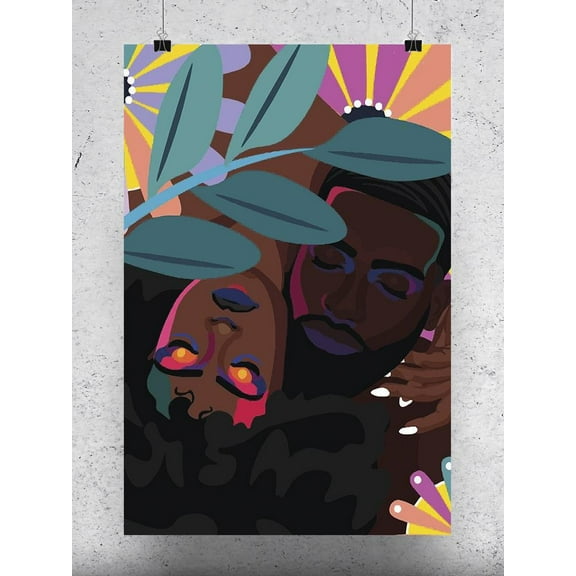 Beautiful African Couple Poster - Image by Shutterstock,