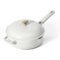 thumbnail interactive-video image 1 of Beautiful All-in-One 4 QT Hero Pan with Steam Insert, 3 Pc Set, White Icing by Drew Barrymore, 1 of 14