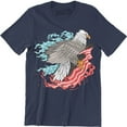 thumbnail image 1 of Beautiful American Bald Eagle With Red Eyes - Independence Men's T-Shirt, 1 of 4