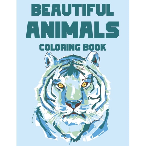 Beautiful Animals Coloring Book: Intricate Designs And Animal Illustrations To Color, Relaxing Coloring Activity Pages (Paperback)