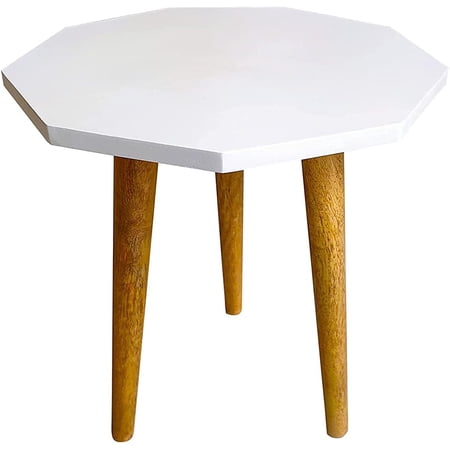 Beautiful Antique Wooden Fold-able Side Table/End Table/Plant Stand/Stool Living Room Kids Play Furniture Table Round Shape