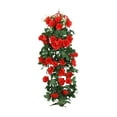 thumbnail image 1 of Beautiful Artificial Rose Hanging Flowers for Home and Garden Decor - Lifelike Silk and Plastic Vines, Perfect for Weddings, Living Rooms, and Outdoor Spaces, 1 of 7