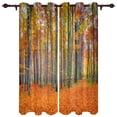 thumbnail image 1 of Beautiful Autumn Forest Landscape Window Curtains For Living Room Bedroom Luxury Modern Kitchen Curtains Fabric Drapes, 1 of 5