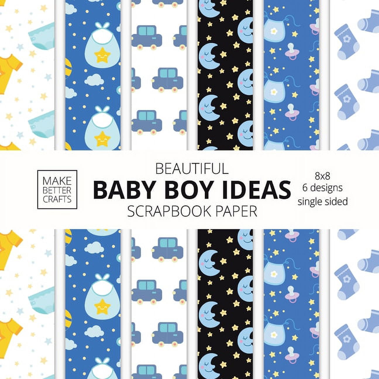 Me & My Big Ideas 8in X 8in Scrapbook Box Kit Baby Boy