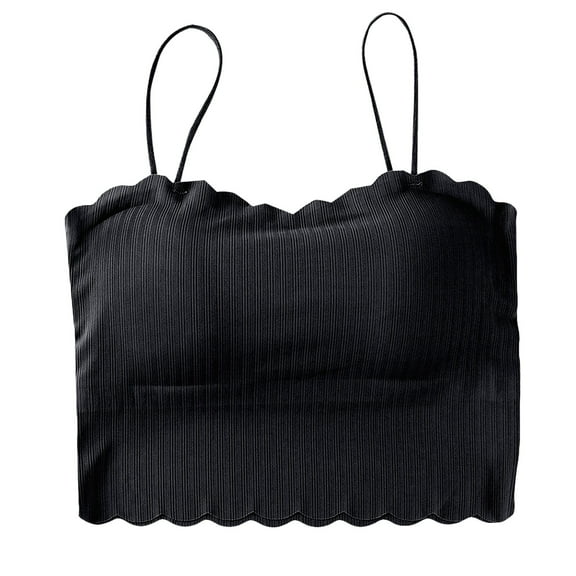 Beautiful Back Wavy Ice Silk Seamless Tube Top Women's Underwear, 80% Nylon 20% Spandex, All Seasons, One Size