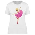 thumbnail image 1 of Beautiful Ballerina Dancing T-Shirt Women -Image by Shutterstock, Female 3X-Large, 1 of 2