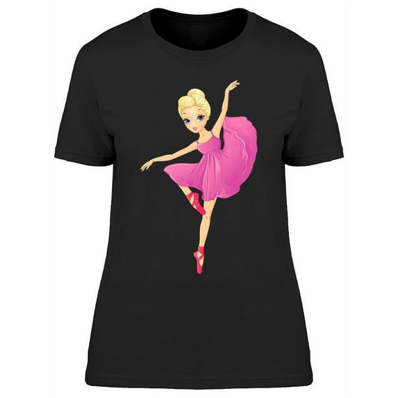 Beautiful Ballerina Dancing T-Shirt Women -Image by Shutterstock, Female 3X-Large