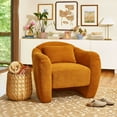 thumbnail image 1 of Beautiful Barrymore Teddy Accent Chair by Drew Barrymore, Butterscotch Shearling, 1 of 11