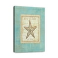 thumbnail image 1 of Beautiful Beach Wall Art 12x16in Ocean Blue Canvas with Seashell and Starfish Bathroom Paintings, Nautical Decorations for a Relaxing Bedroom Atmosphere., 1 of 7