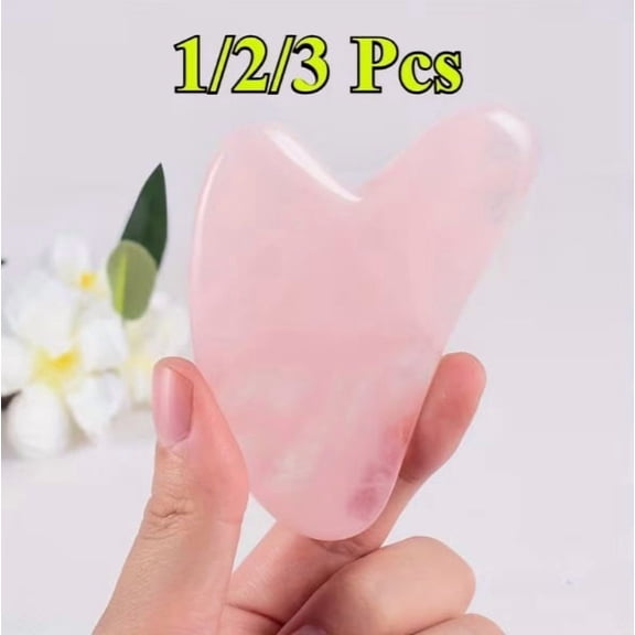 Beautiful Beeswax Gua Sha Scraping Massage Tool - Natural Face Massager for Acupuncture and Spa Treatment (1/2/3pcs)