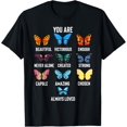 thumbnail image 1 of Beautiful Bible Verse Religious Christian Butterfly T-ShirtMen and women, Black T-shirt, size: Extra large, 1 of 4