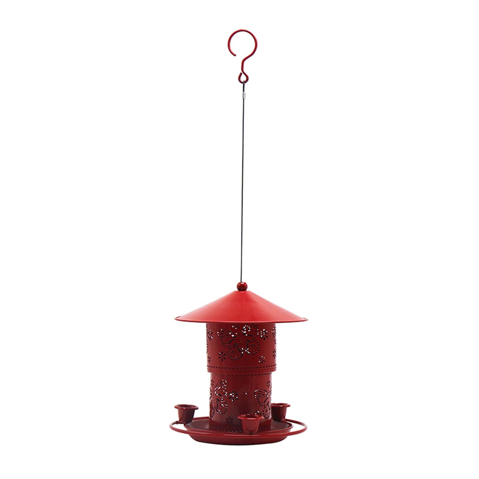 Beautiful Bird Feeder Outdoor Garden Yard Hummingbird Treat Water Feeder Outdoor Beautiful Lantern-shape Decorations