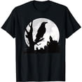 thumbnail image 1 of Beautiful Black Crow Watch with Birds Design T-Shirt, 1 of 5