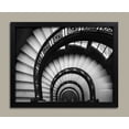 thumbnail image 1 of Beautiful Black and White Spiral Staircase Photo; One 14X11 Framed Print, 1 of 1